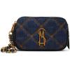 imageSteve Madden Daisi Denim Double Zip Crossbody Blue