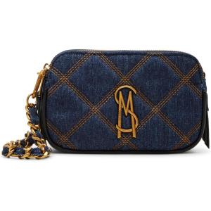 imageSteve Madden Daisi Denim Double Zip Crossbody Blue