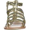 imageSteve Madden UnisexChild Delhi Flat SandalGold Leather