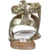 imageSteve Madden UnisexChild Delhi Flat SandalGold Leather