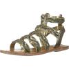 imageSteve Madden UnisexChild Delhi Flat SandalGold Leather