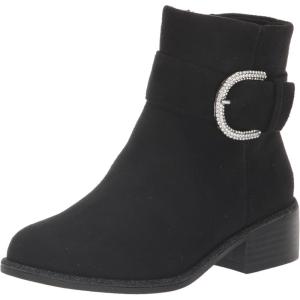 imageSteve Madden Girls Buckled Ankle BootBlack