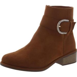 imageSteve Madden Girls Buckled Ankle BootCognac