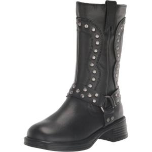 imageSteve Madden Girls Valent Motorcycle BootBlack