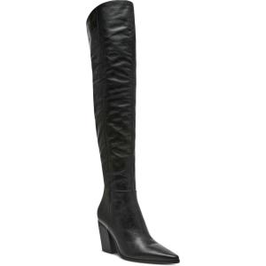 imageSteve Madden Womens Bramble Knee High BootBlack Leather