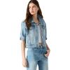 imageSteve Madden Womens Blu JacketMedi Blue Denim
