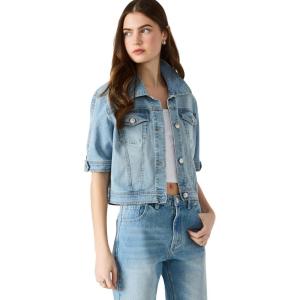 imageSteve Madden Womens Blu JacketMedi Blue Denim