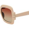 imageSteve Madden Womens Barnes Square SunglassesOff WhiteLight Solid Brown