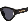 imageSteve Madden Womens Koko Cat Eye Sunglasses SunglassesBlackSolid Smoke