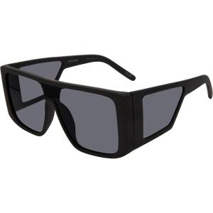 imageSteve Madden Womens Female Sunglasses Style Colt WrapSoft BlackSolid Smoke