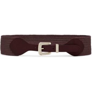 imageSteve Madden Womens Rafia Pant BeltChocolate