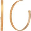 imageSteve Madden Herringbone Hoop Earrings