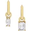 imageSteve Madden Stone Dangle Huggies