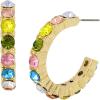 imageStone Hoop EarringsMulti