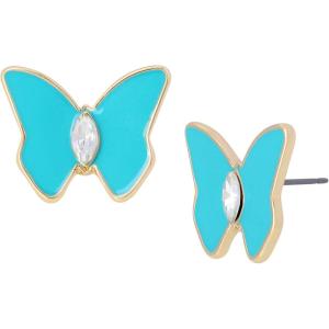 imageButterfly Stud EarringsBlue