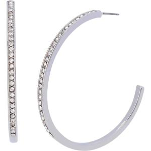 imagePave Hoop EarringsCrystalRhodium
