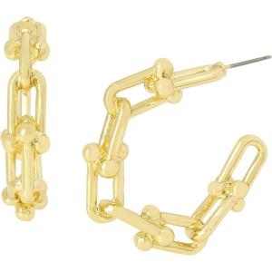 imageSteve Madden U Link Hoop Earrings