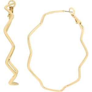 imageZig Zag Hoop EarringsGOLD
