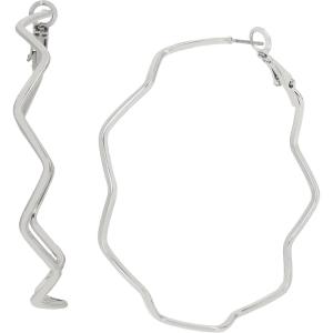 imageZig Zag Hoop EarringsSILVER