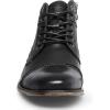 imageSteve Madden Mens Jotter Combat BootBlack Leather