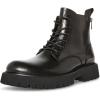imageSteve Madden Mens Fintan Combat BootBlack Leather