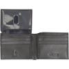 imageSteve Madden Mens Slim Leather Wallet with Extra Capacity Attached Flip PocketsBrown Glove