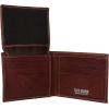 imageSteve Madden Mens Slim Leather Wallet with Extra Capacity Attached Flip PocketsBrownAntique