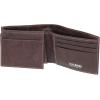 imageSteve Madden Mens Slim Leather Wallet with Extra Capacity Attached Flip PocketsBrownAntique