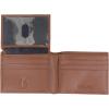 imageSteve Madden Mens Slim Leather Wallet with Extra Capacity Attached Flip PocketsCognac Glove