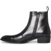 imageSteve Madden Mens Haynes Ankle BootBlack Leat