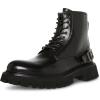 imageSteve Madden Mens Hennric Combat BootBlack Leather