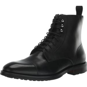 imageSteve Madden Mens Daylon Combat BootBlack Leather