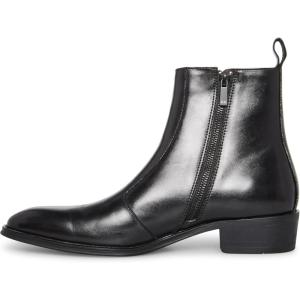 imageSteve Madden Mens Haynes Ankle BootBlack Leat