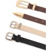 imageSteve Madden 3 Pack Women Belts For Jeans Dresses Pants Ladies Waist BeltCho