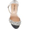 imageSteve Madden Girls Carrson Heeled SandalSilver Beads