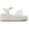 imageSteve Madden Girls Cookie Espadrille Wedge SandalWhite Multi