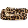 imageSteve Madden Womens Leopard Everday Casual Dress Pant BeltLeopard