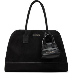 imageSteve Madden Harlii Faux Suede SatchelBlack