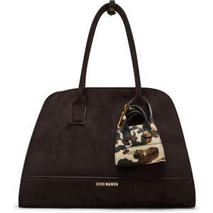 imageSteve Madden Harlii Faux Suede SatchelChocolate
