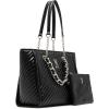 imageSteve Madden Kattth Tote WPouchBlack
