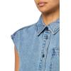 imageSteve Madden Womens Nassau TopMedium Blue