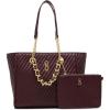imageSteve Madden Kattth Tote WPouchWine