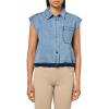 imageSteve Madden Womens Nassau TopMedium Blue