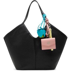 imageSteve Madden Maira Embossed Woven ToteBlack