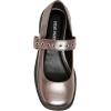 imageSteve Madden Girls Bitsy Mary Jane FlatPewter