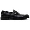 imageSteve Madden Mens Natan Penny MocBlackSilver Studs