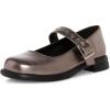 imageSteve Madden Girls Bitsy Mary Jane FlatPewter