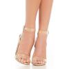 imageSteve Madden Womens Camille Heeled SandalClear