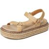 imageSteve Madden Womens Lagoon Wedge SandalNatural Raffia