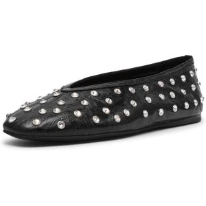 imageSteve Madden Womens Leni Ballet FlatBlack Rhinestone